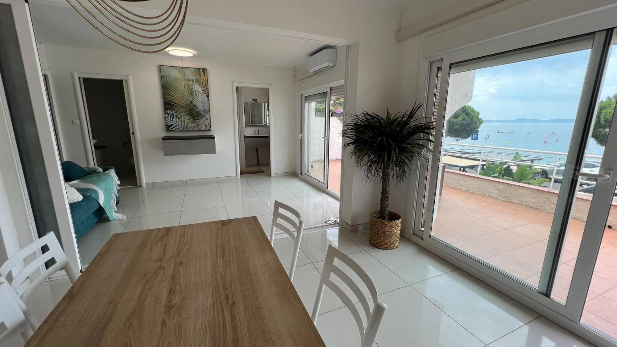 Precioso Apartamento Moderno En Primera Linea Del Mar Av-11 Rosas Exteriör bild